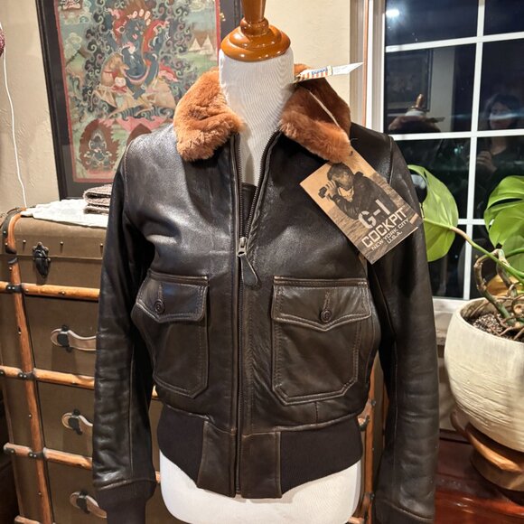 Cockpit USA Women's G-1 Jacket Medium NEW With Tags - Picture 8 of 13